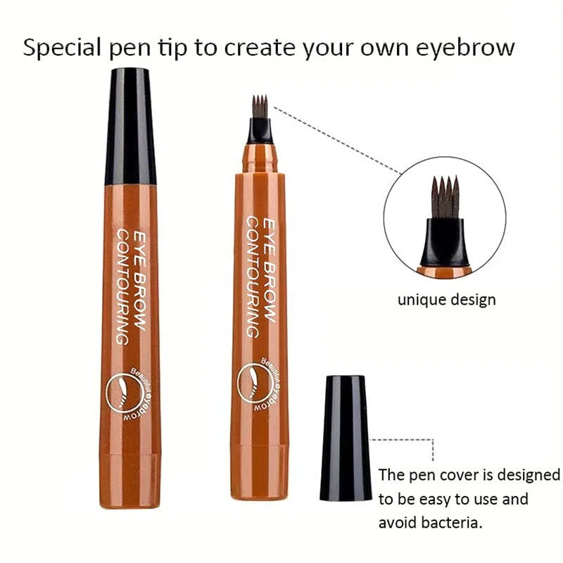 4-Point Eyebrow Pencil – Long-Lasting Waterproof