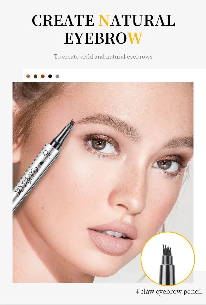 4-Fork Eyebrow Tattoo Pen