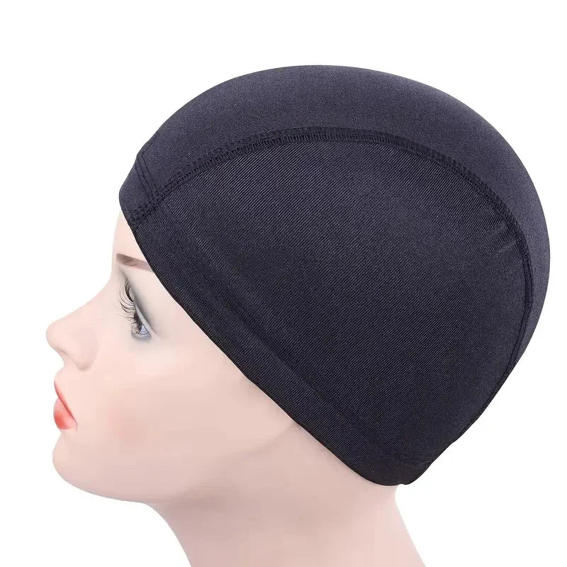 Black Dome Wig Caps (2-Pack)