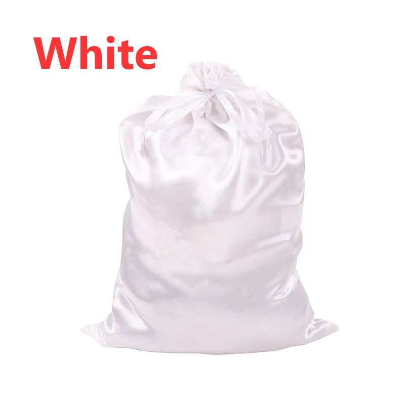 Satin Wig Storage Bag with Drawstring