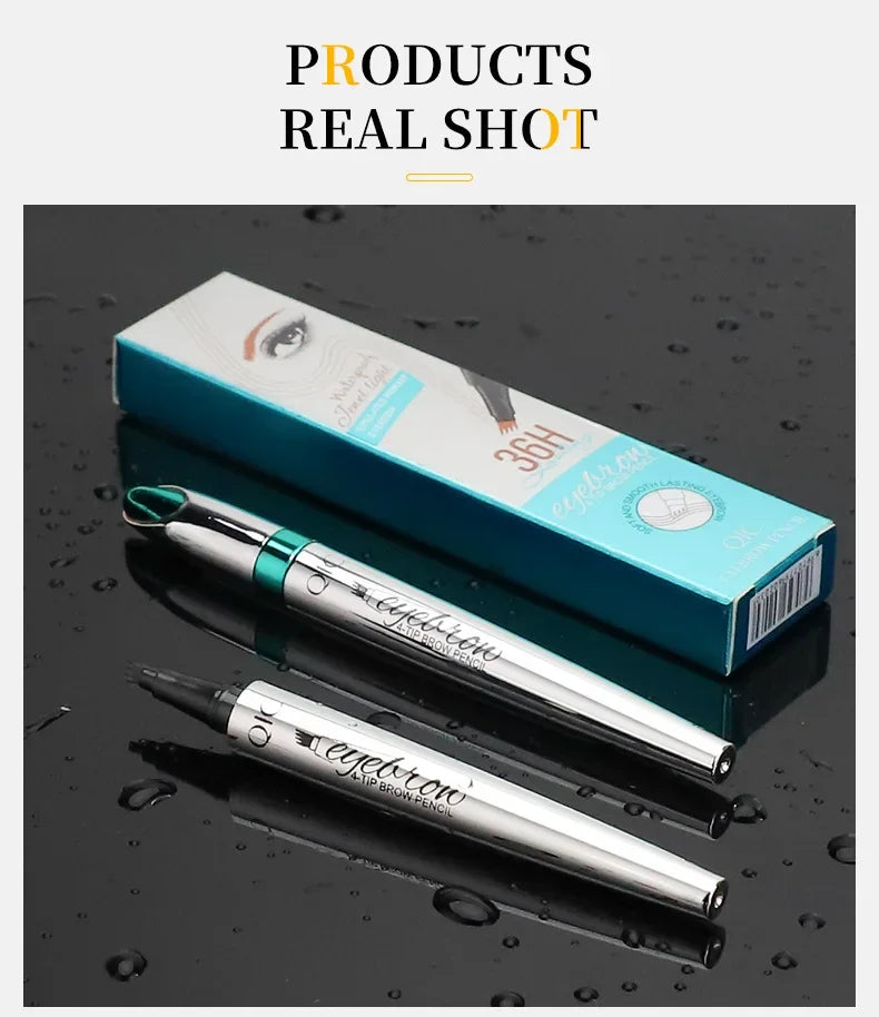 4-Fork Eyebrow Tattoo Pen