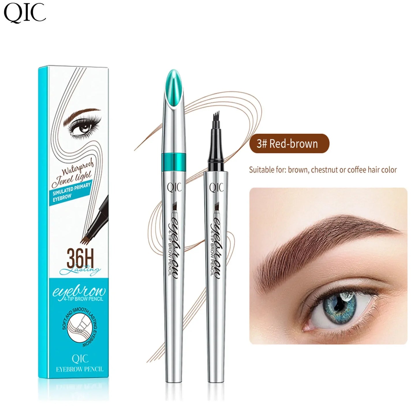4-Fork Eyebrow Tattoo Pen