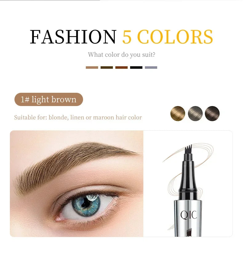 4-Fork Eyebrow Tattoo Pen