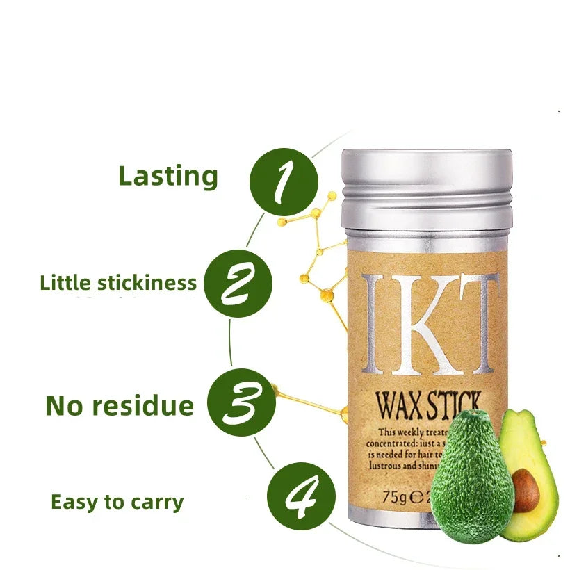 Long-Lasting Hair Wax Stick – Waterproof & Portable