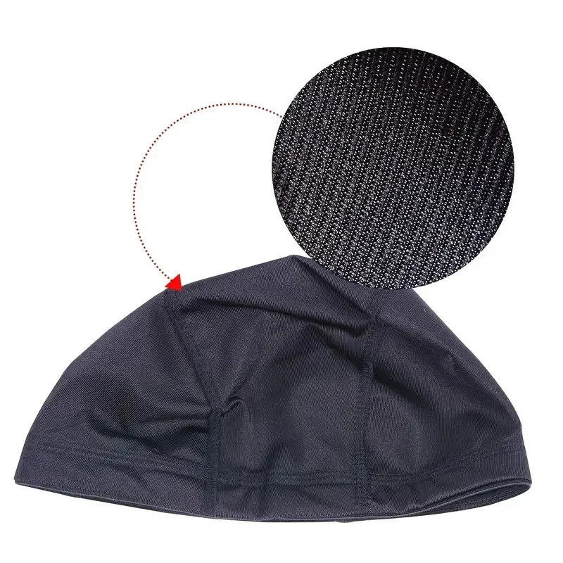 Black Dome Wig Caps (2-Pack)