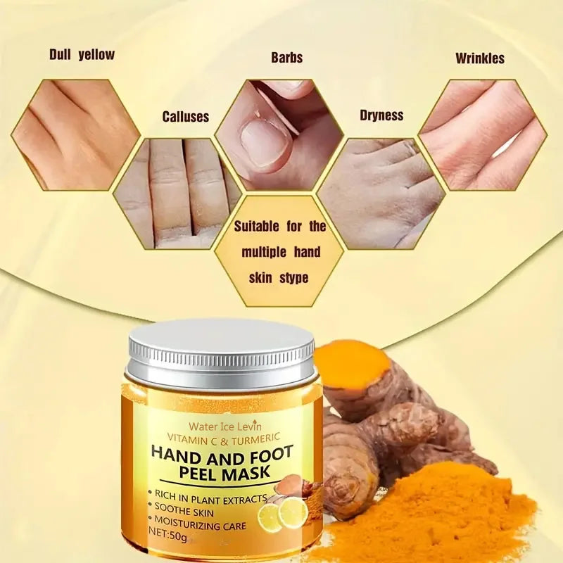 Vitamin C & Turmeric Hand Wax Mask