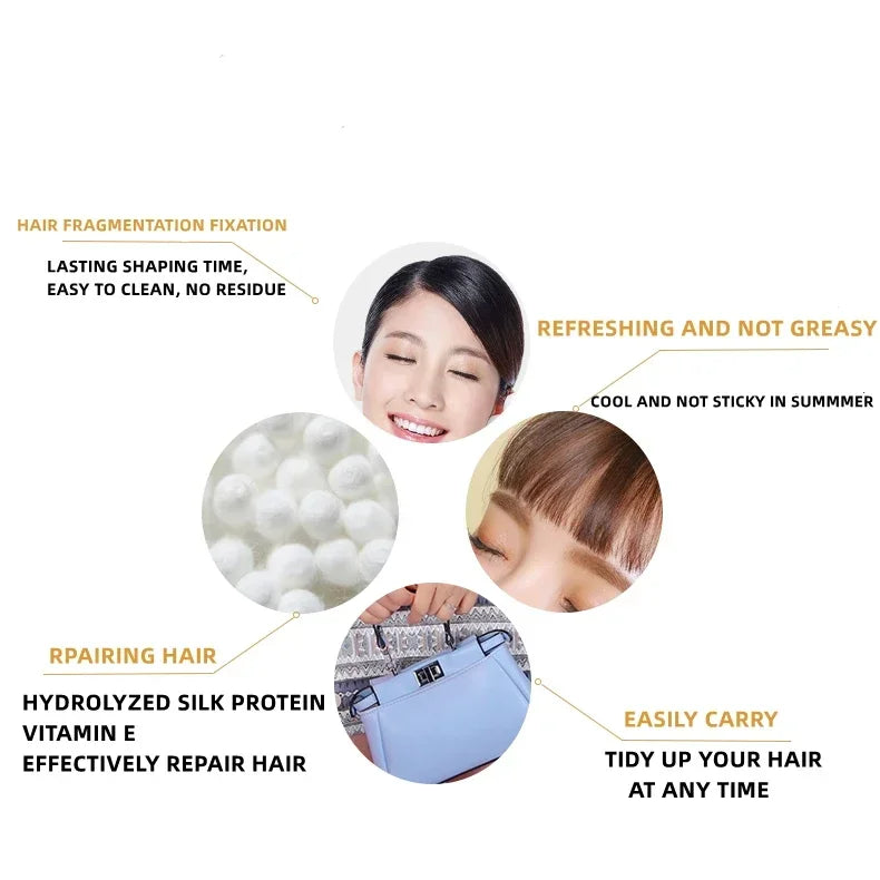 Long-Lasting Hair Wax Stick – Waterproof & Portable