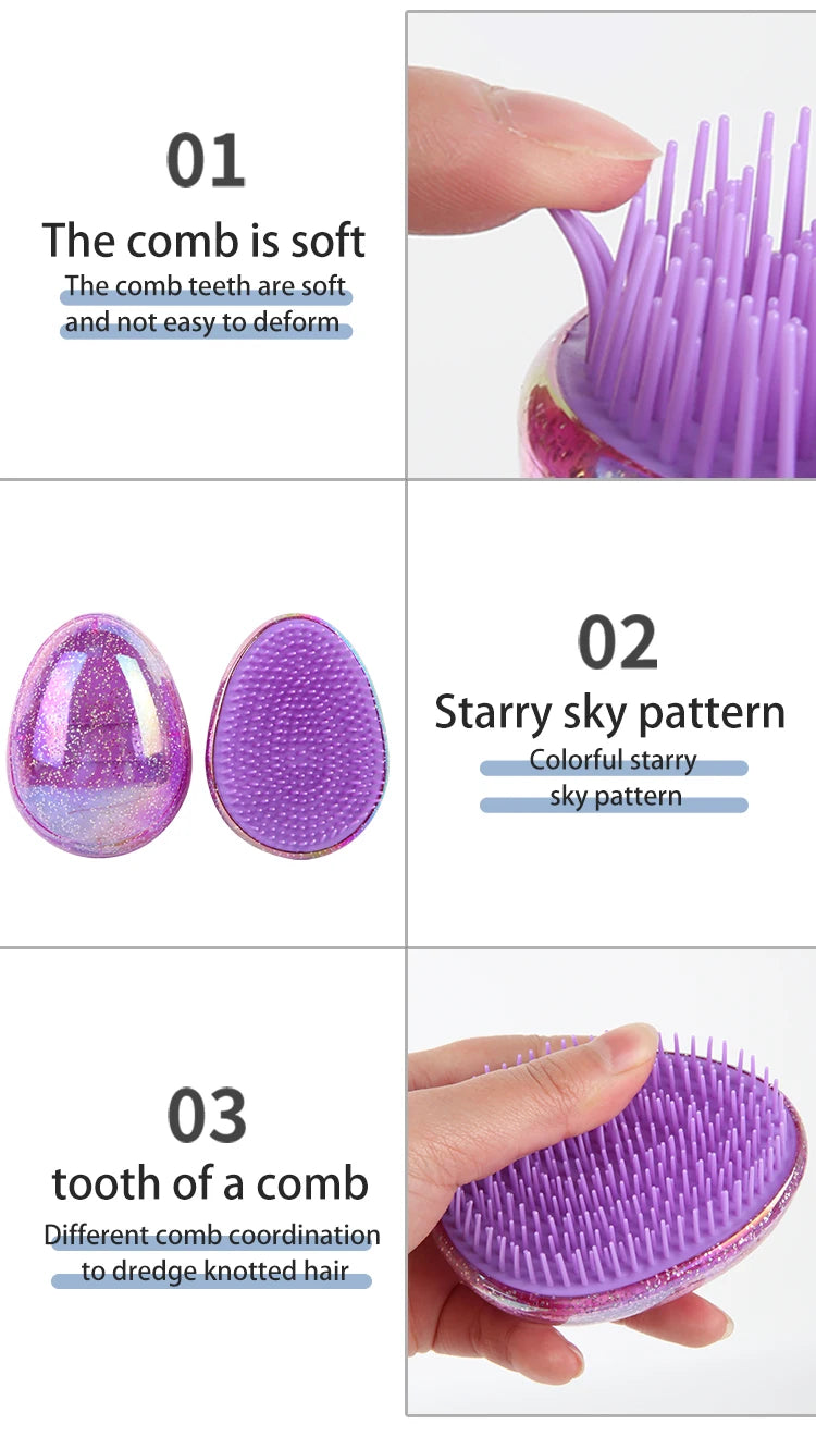 Mini Egg Detangling Brush