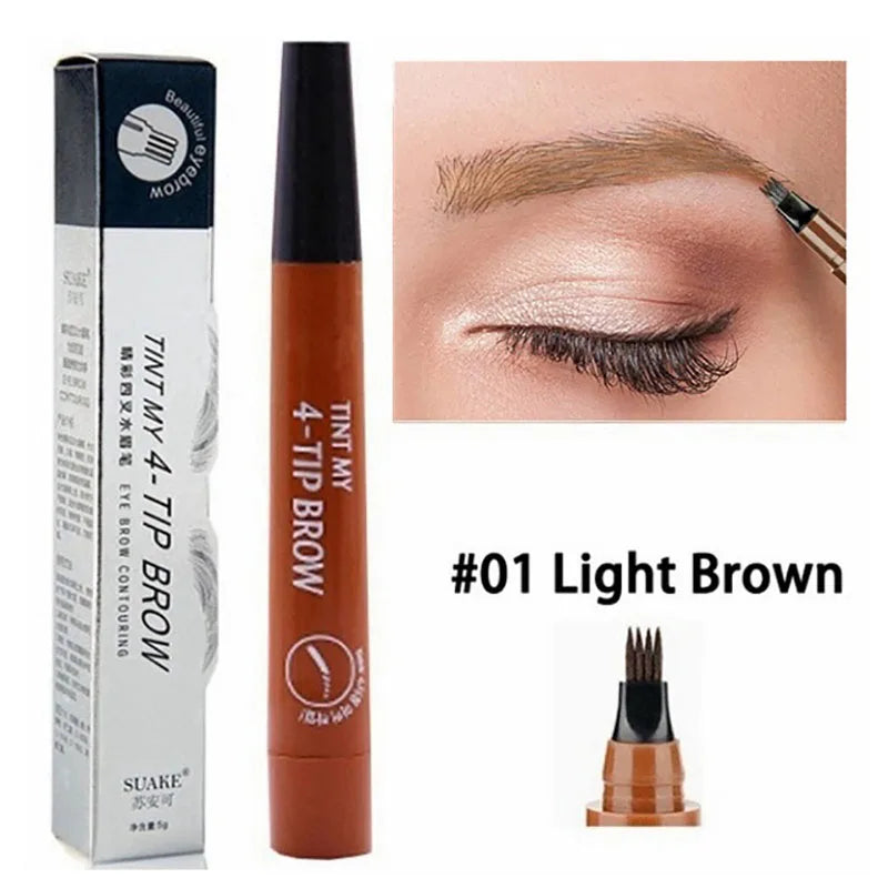 4-Point Eyebrow Pencil – Long-Lasting Waterproof