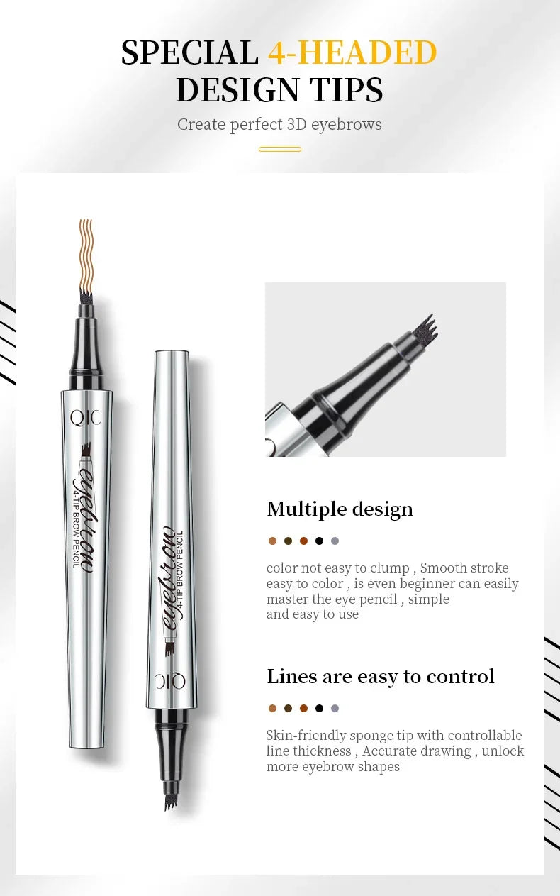 4-Fork Eyebrow Tattoo Pen