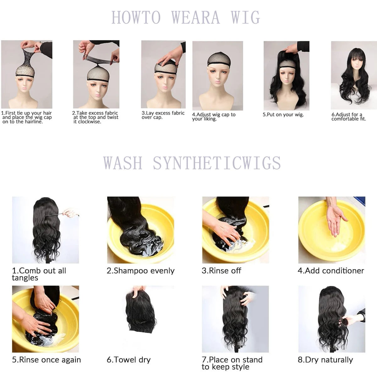 Long Wavy Ombre Wig – Black to Pink (Cosplay Style)