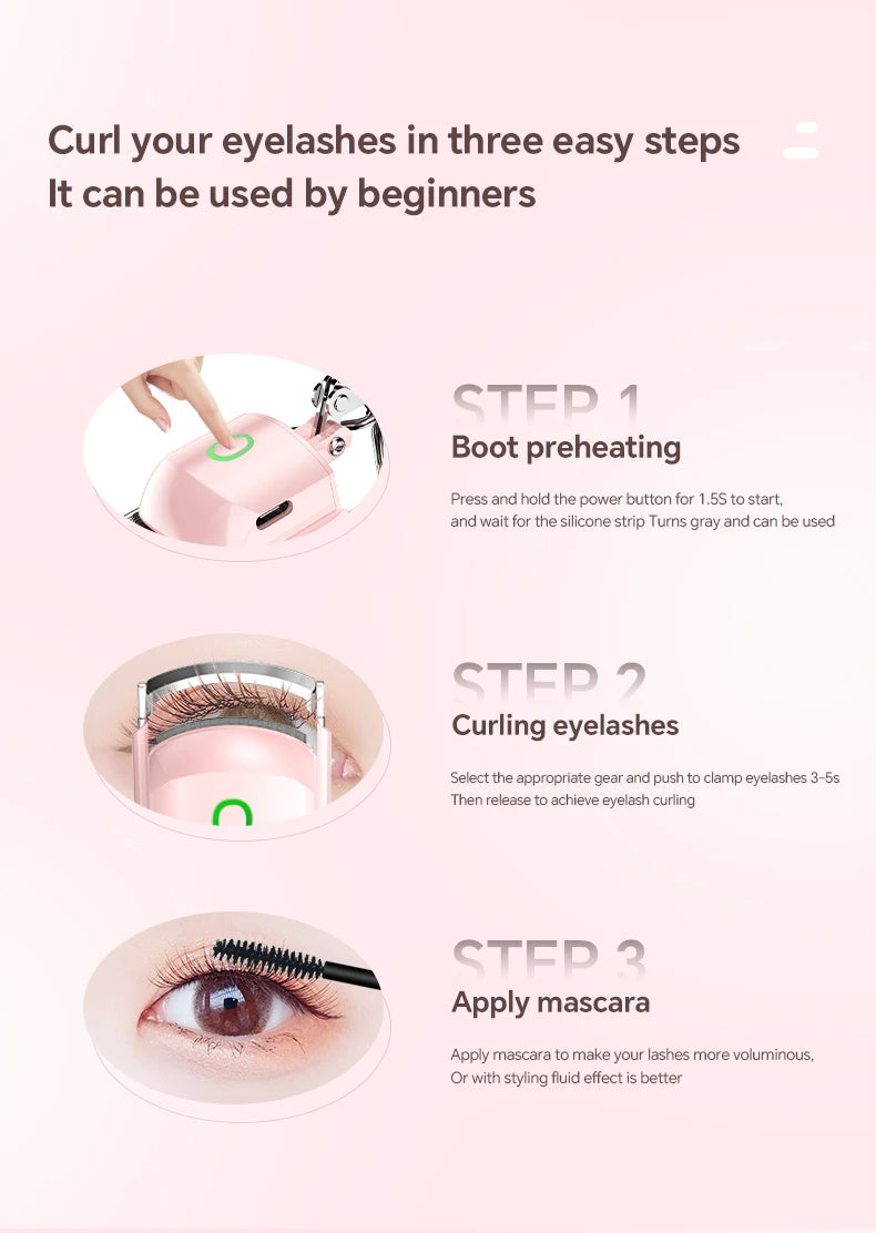 Heated Eyelash Curler – Quick & Easy