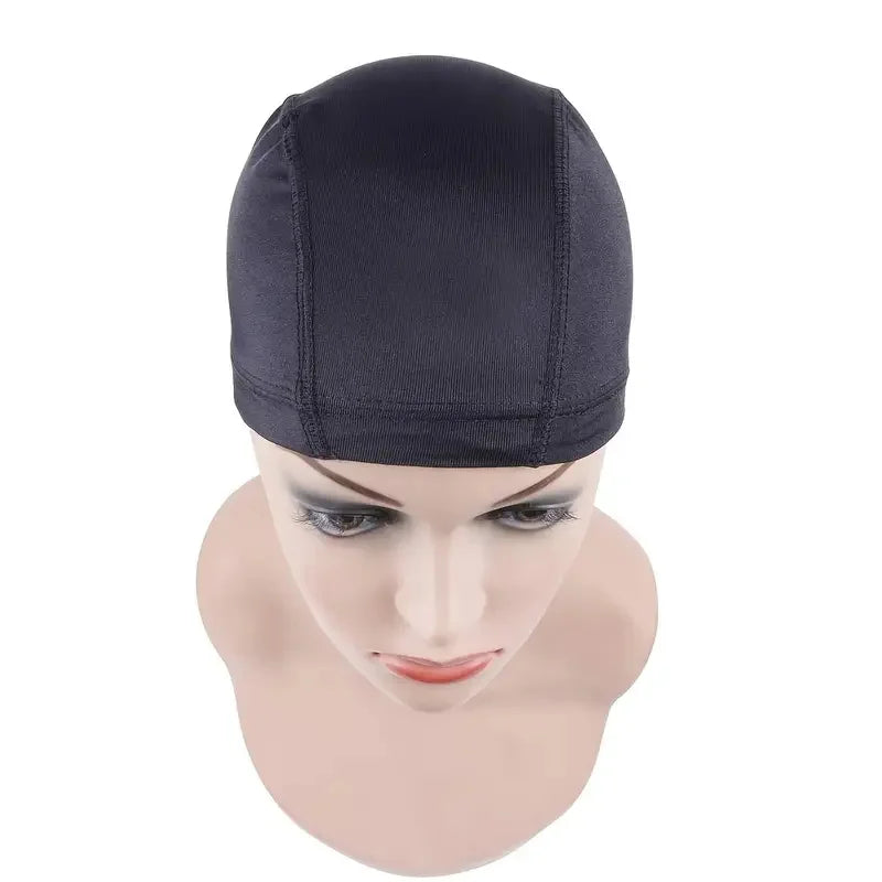 Black Dome Wig Caps (2-Pack)