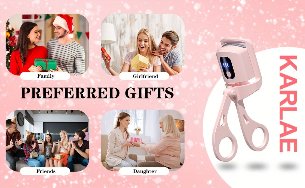 Heated Eyelash Curler (3 Heat Modes + USB Rechargeable)