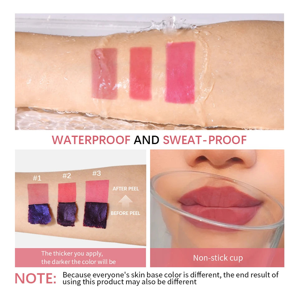 Peel-Off Lip Stain (Long-Lasting & Waterproof)