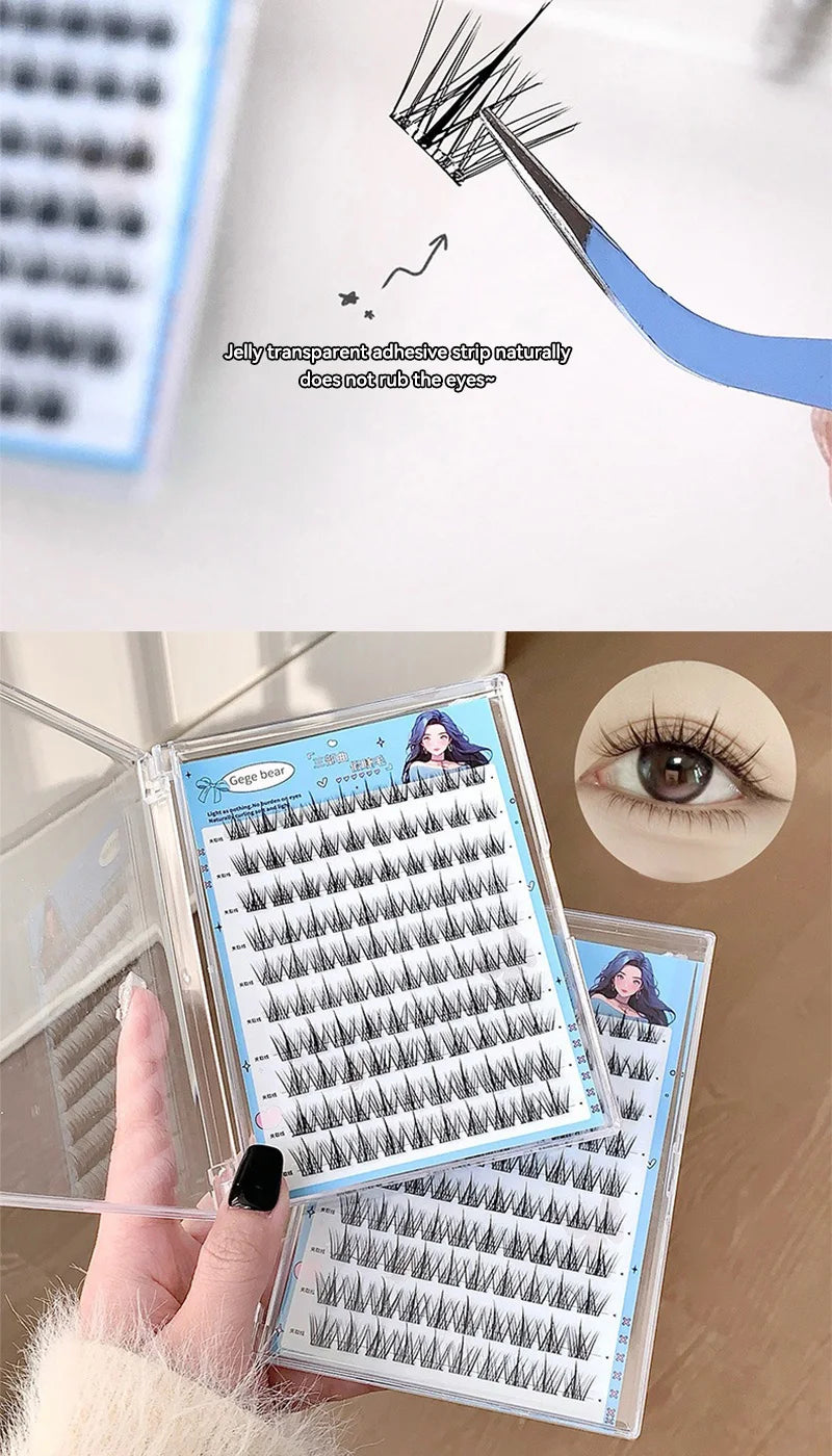 Gege Bear No-Glue 3-Step False Eyelashes