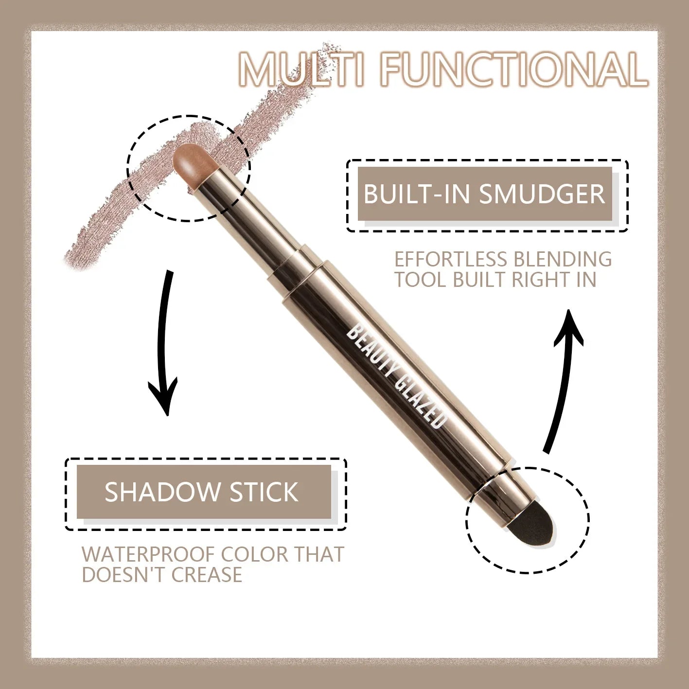 Double-Ended Eyeshadow Sticks (10 Colors)