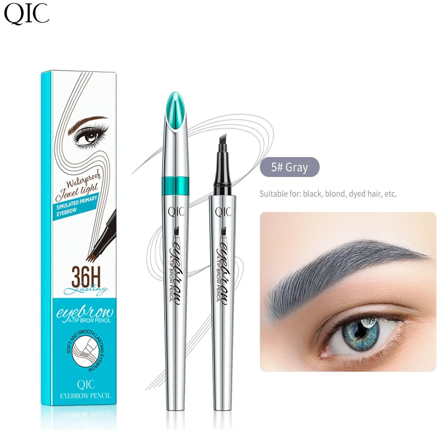 4-Fork Eyebrow Tattoo Pen