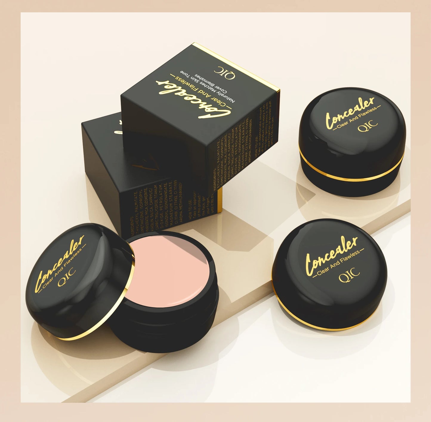 Waterproof Full Coverage Concealer for Tattoos & Scars