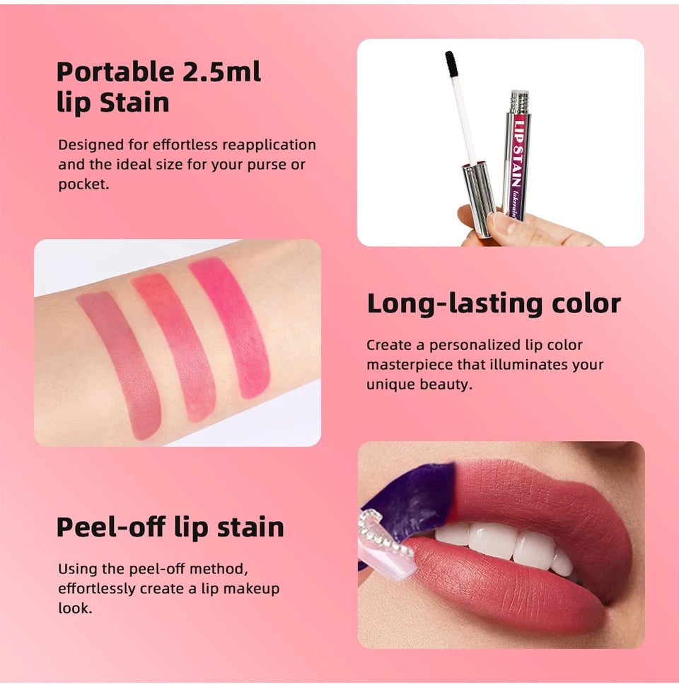 Peel-Off Lip Stain (Long-Lasting & Waterproof)