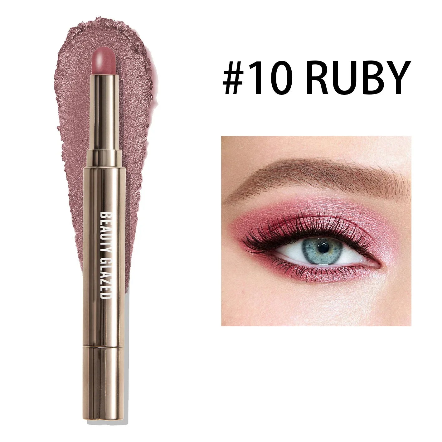 Double-Ended Eyeshadow Sticks (10 Colors)