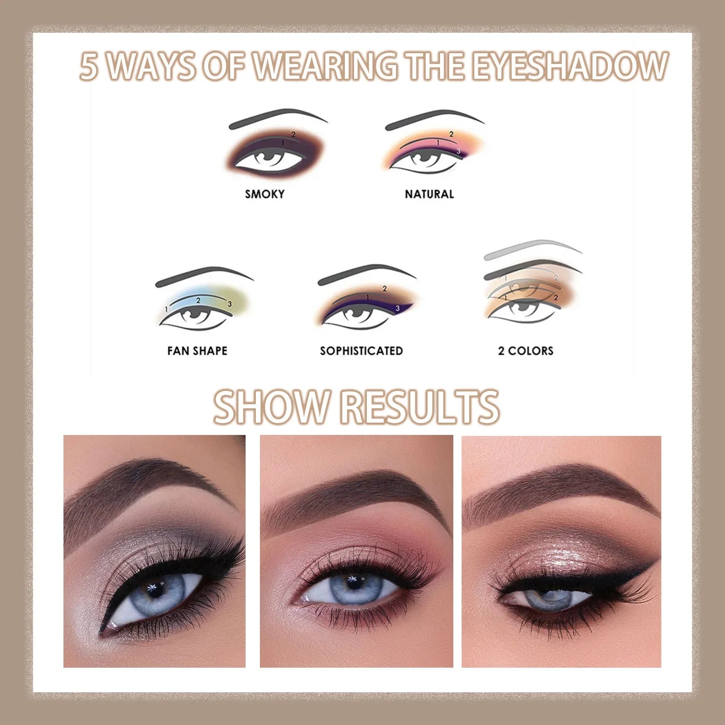 Double-Ended Eyeshadow Sticks (10 Colors)