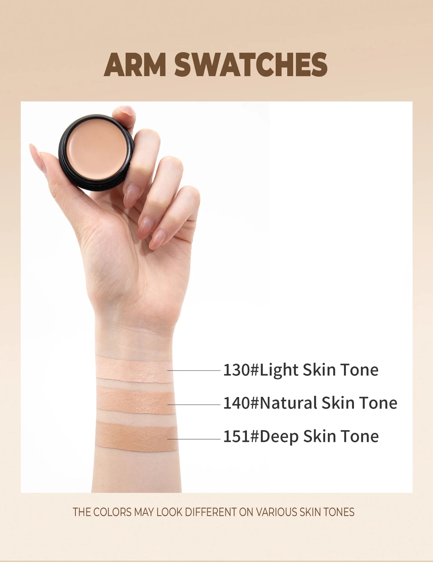 Waterproof Full Coverage Concealer for Tattoos & Scars