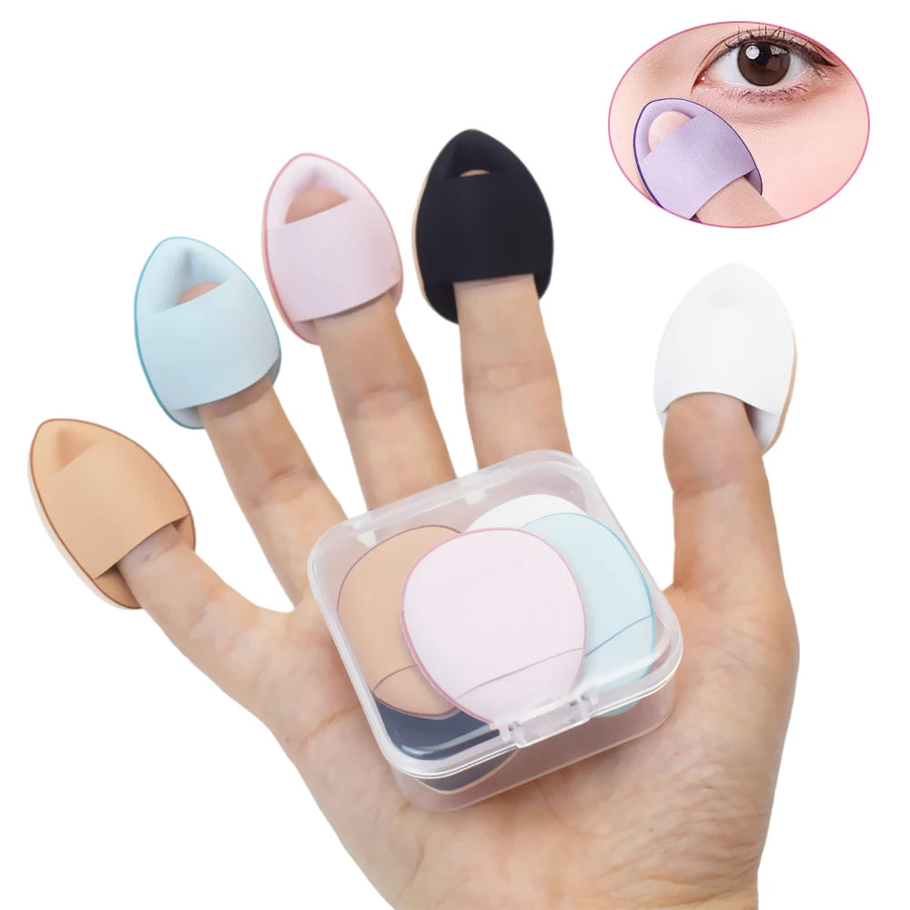Mini Finger Puff Foundation Sponges (5/10 Pack)