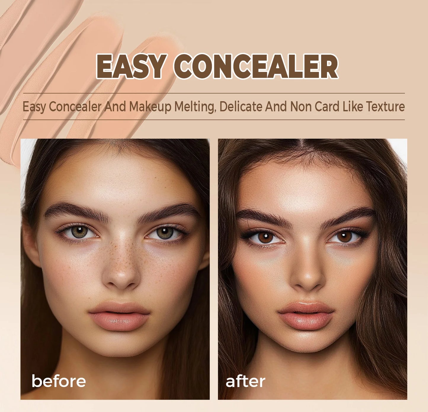 Waterproof Full Coverage Concealer for Tattoos & Scars