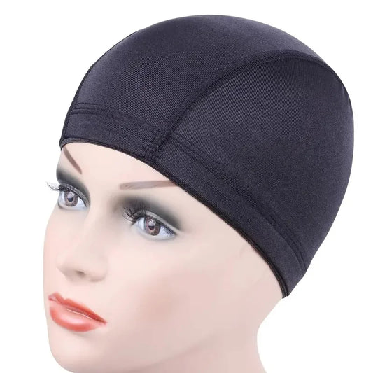 Black Dome Wig Caps (2-Pack)