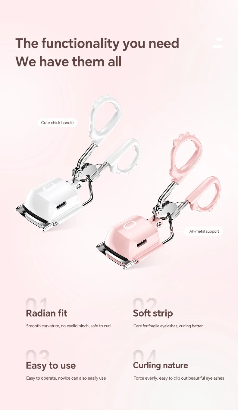 Heated Eyelash Curler – Quick & Easy