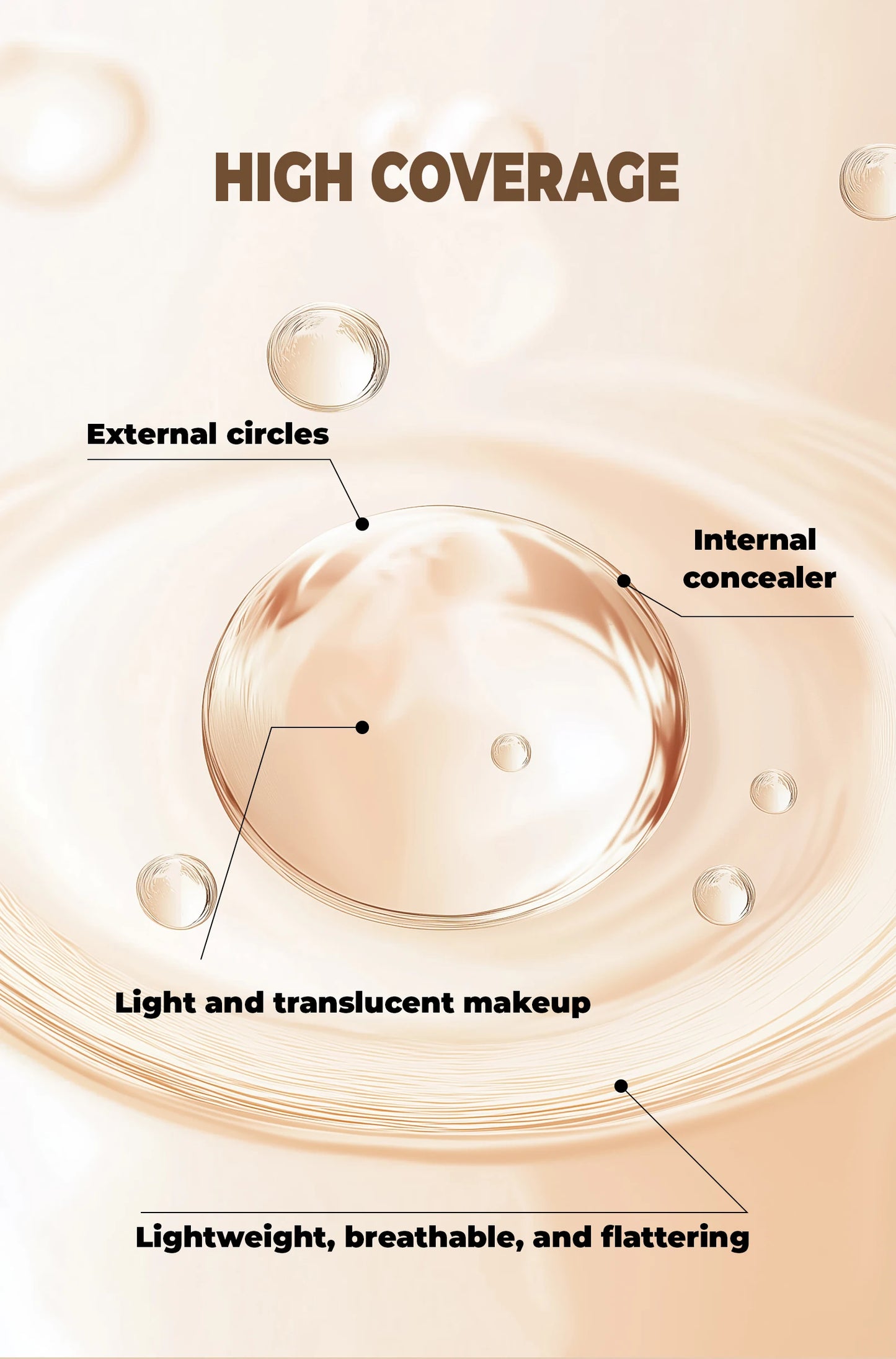 Waterproof Full Coverage Concealer for Tattoos & Scars