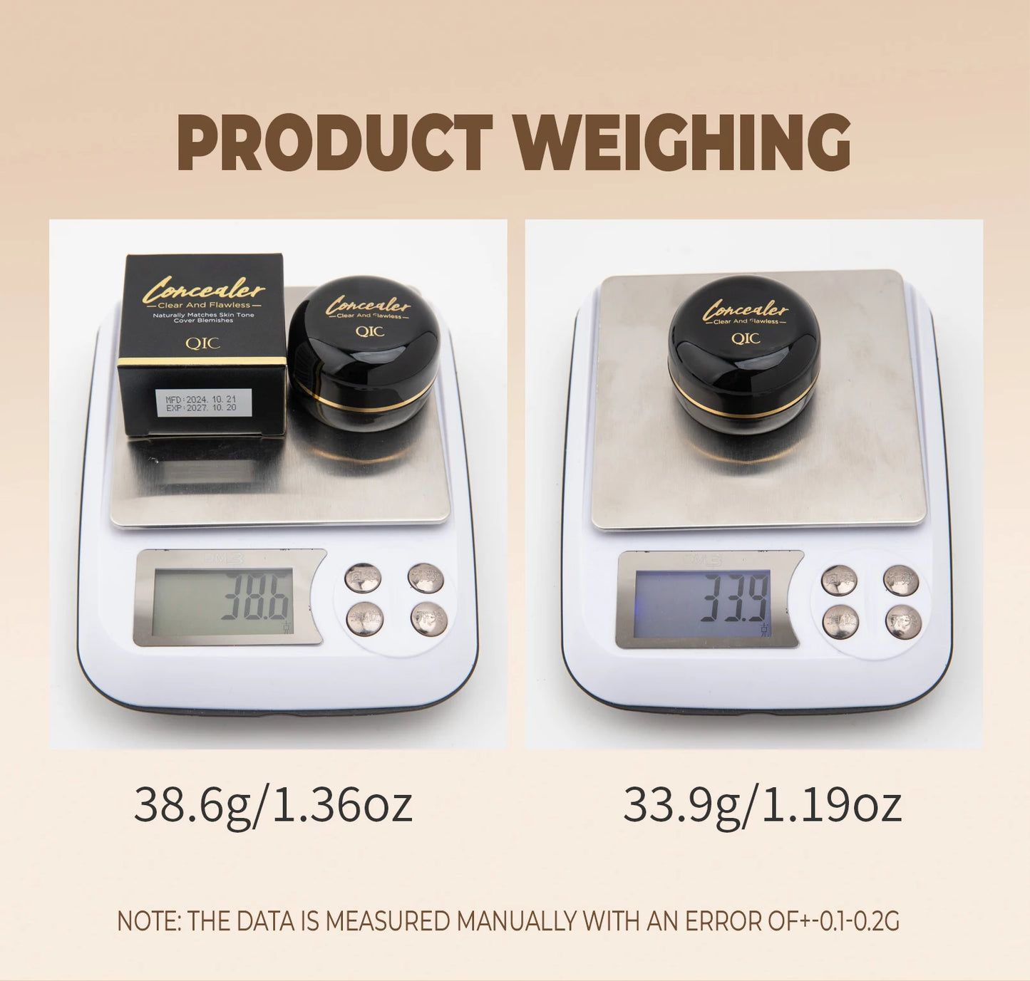 Waterproof Full Coverage Concealer for Tattoos & Scars