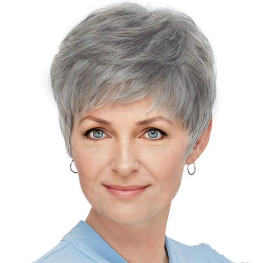 Silver Fox Vibes Wig